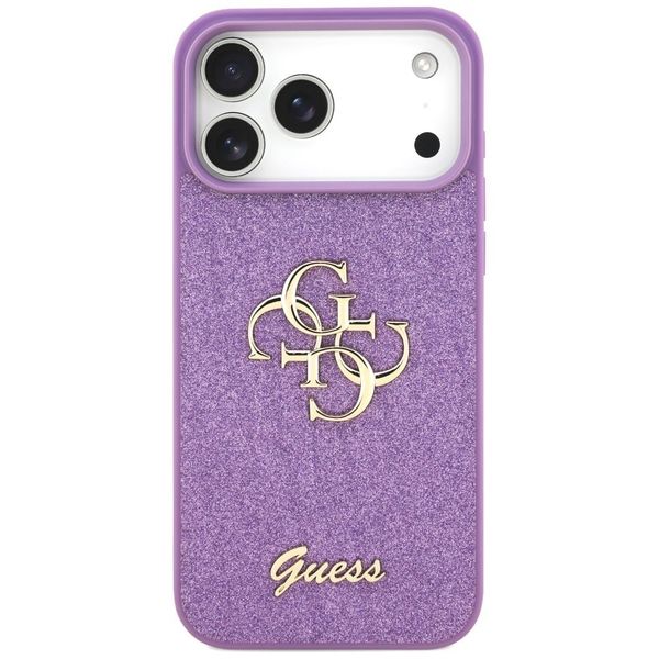 Etui Guess Fixed Glitter Big 4G do iPhone 17 Pro Max liliowy zdjęcie 3