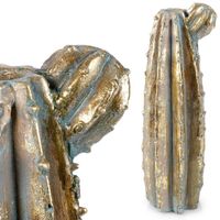 Wazon Złoty na Kwiaty Kompozycje Kwiatowe Dekoracje Figurka Kaktus