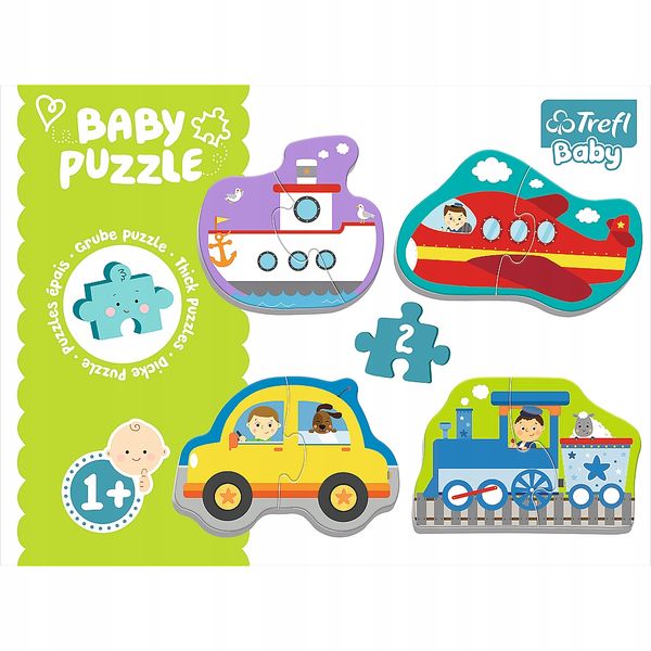 Puzzle Baby Classic Pojazdy Transport 36075 zdjęcie 3
