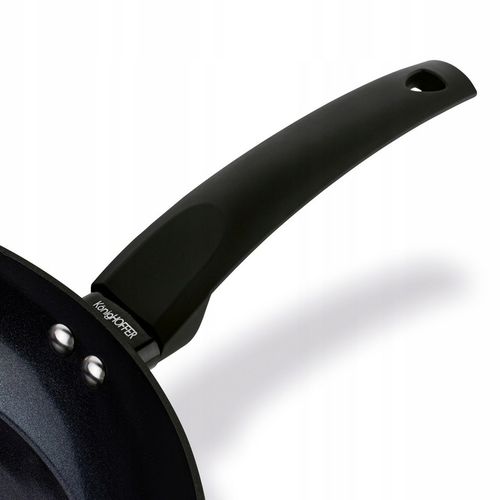 PATELNIA Indukcja CERAMICZNA DUŻA Gaz SOLIDNA Konighoffer Triste Black 28cm na Arena.pl