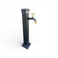 Kran ogrodowy YaPko Luma Led 50cm czarny 1/2"