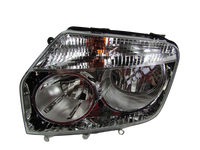 Dacia Duster 10-13 Reflektor Przedni Lampa przednia CHROM lewa