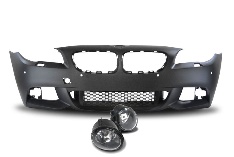 Zderzak + Halogeny BMW F10, F11 10-13 rok PDC zdjęcie 1