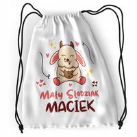 Plecak Sportowy Szkolny Dla Maćka Syna Dziecka Z Nadrukiem Ze Zdjęciem