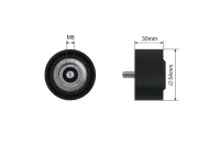 ROLKA PROWADZĄCA PASKA MERCEDES KLASA C W203 2005 2006 2007