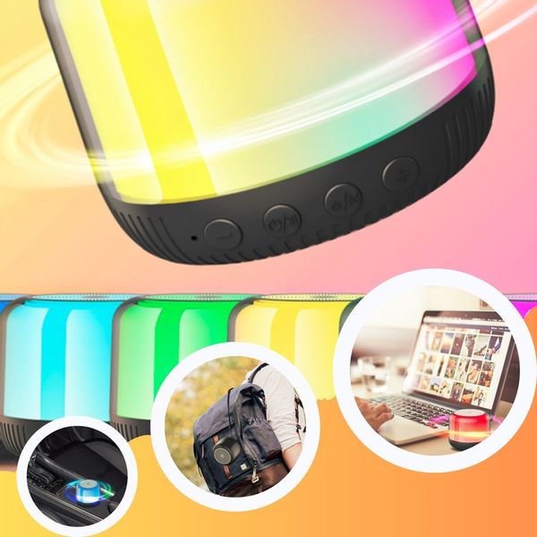 GŁOŚNIK PRZENOŚNY BEZPRZEWODOWY BLUETOOTH 5.1 RGB zdjęcie 13