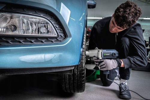 KLUCZ UDAROWY DO KÓŁ ELEKTRYCZNY 2200W 800Nm 1/2" MOCNY Z ZESTAWEM NASADEK na Arena.pl