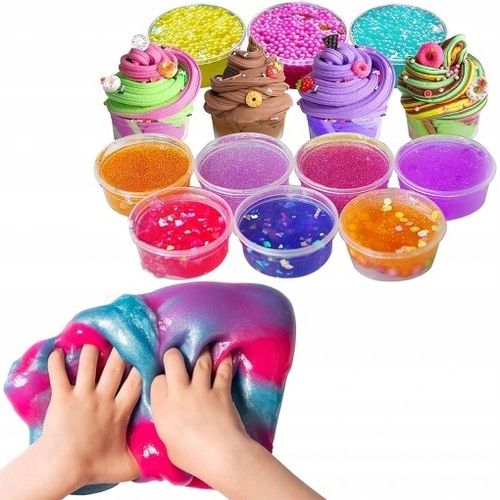 ZESTAW SLIME DO ROBIENIA GLUTÓW WIELKI KREATYWNY 120w1 BOX PREZENT XXL na Arena.pl