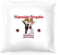 Poduszka -  Podziękowania dla florystki #01