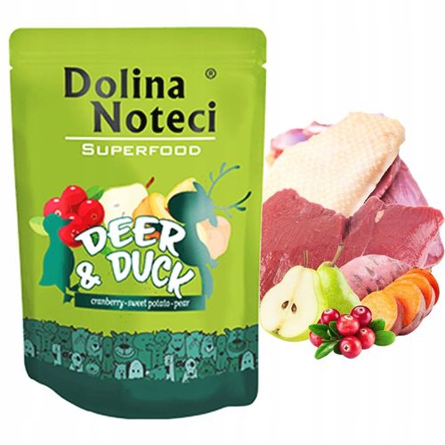 DOLINA NOTECI SUPERFOOD Karma mokra dla psa MIX Smaków 12 x 300g bezzbożowa na Arena.pl