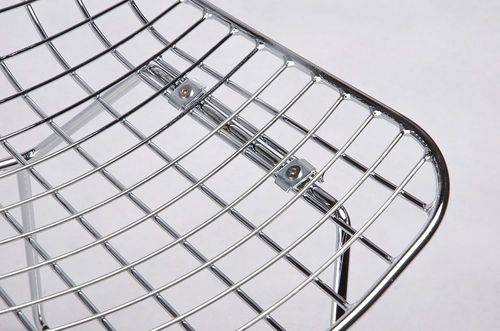 Krzesło NET SOFT chrom - biała poduszka na Arena.pl