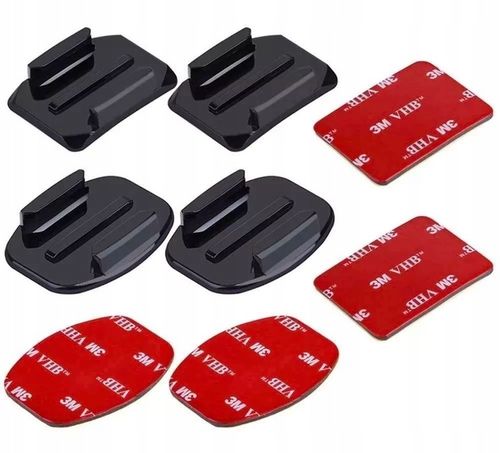 Naklejki Taśma 3M Uchwyt Przylepiec Adapter do Kasku do GoPro DJI na Arena.pl
