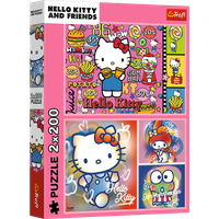 Puzzle - 2x200 - Hello Kitty i przyjaciele - Hello Kitty 13336