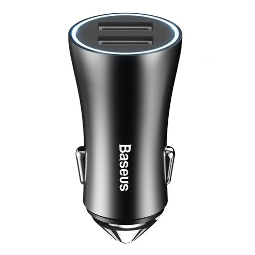 Ładowarka Samochodowa 2xUSB Baseus FastCharge 2.4A czarny na Arena.pl