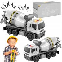 Betoniarka Niebieska Obrotowa Gruszka Dźwięk Światła 1:16