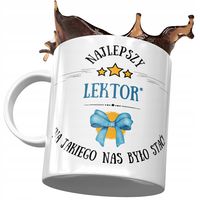 Kubek Dla Lektora Najlepszy Lektor Prezent Z Nadrukiem Ze Zdjęciem