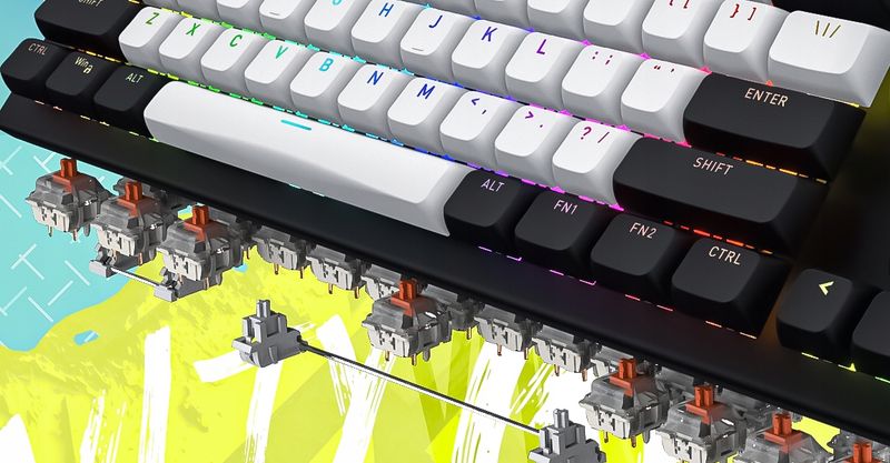 Klawiatura HATOR Gravity TKL (biała) zdjęcie 9