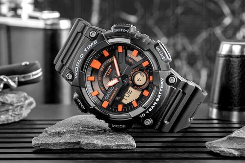 zegarek męski casio gerton aeq-110w-1a2vdf + box na Arena.pl