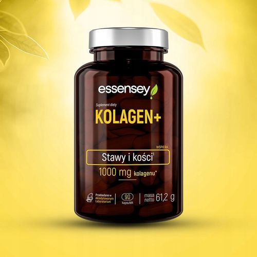Essensey KOLAGEN NATURALNY + WITAMINA C ZDROWE WŁOSY SKÓRA 90 KAPS na Arena.pl