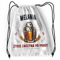 Plecak Dla Melanii Sportowy Szkolny Worek Torba Z Nadrukiem Ze Zdjęciem