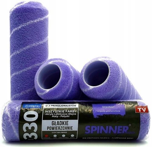 ZESTAW BLUE DOLPHIN SERIA 330 4x Wałek Spinner 25cm 9mm Uchwyt dr25 na Arena.pl