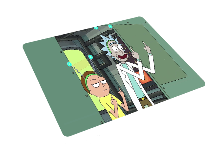 Podkładka pod myszkę Rick i Morty zdjęcie 3