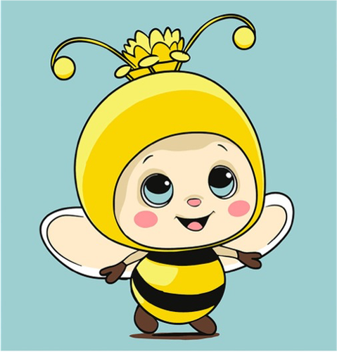 Zestaw Kreatywny Malowanie Po Numerach Pszczółka 25X25Cm Qbee Qb900-008 na Arena.pl