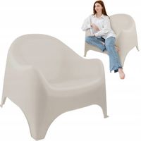 FOTEL OGRODOWY NOWOCZESNY Krzesło NA TARAS BALKON OGRODU LEKKI MOCNY 110kg