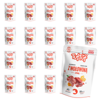 MOKRA KARMA DLA PSA TufTuf SASZETKA MIELONKA WOŁOWINA DYNIA 20x100G