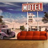 Fototapeta - Old motel 350x245