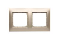 Simon54 Ramka na 2-moduły DR2/44 złoty