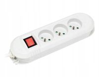 Listwa HAMA Comfort 3GN 3 m Biały