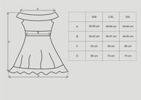 koszulka nocna podniecająca, zmysłowa i stringi czarna l/xl flores