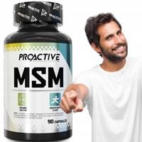 MSM siarka organiczna MOCNE STAWY KOŚCI regeneracja ProActive MSM 90 kaps