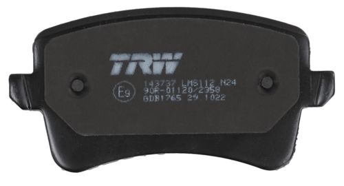 TRW Klocki hamulcowe tył kpl. GDB1765 na Arena.pl