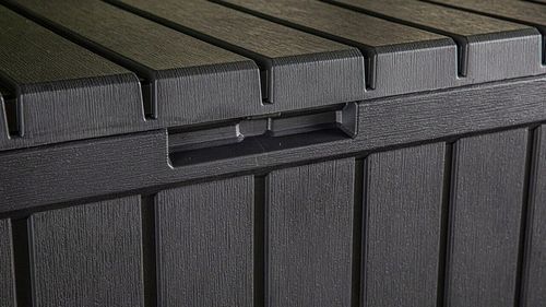 MOCNA SKRZYNIA OGRODOWA BALKONOWA TARASOWA WODPORNA 350L KUFER SIEDZISKOXXL na Arena.pl