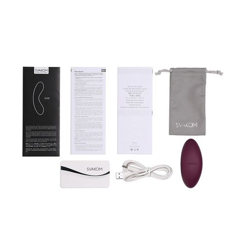 Stymulator łechtaczki - Svakom Echo Clitoral Stimulator Violet na Arena.pl