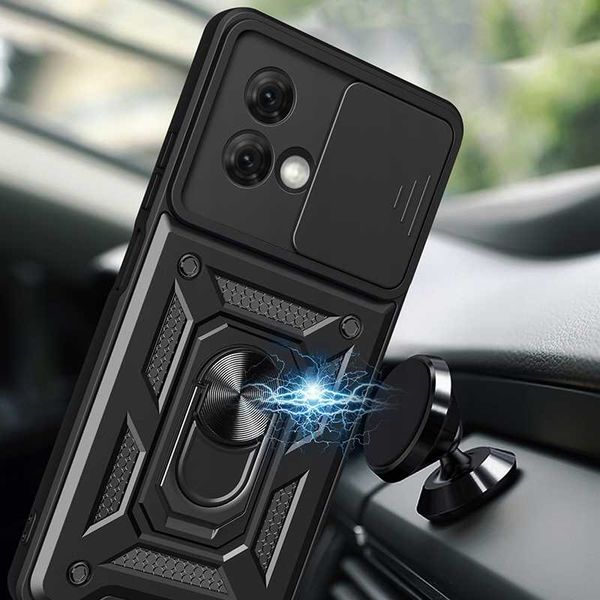 Spacecase Camring Motorola Moto G84 Black zdjęcie 6