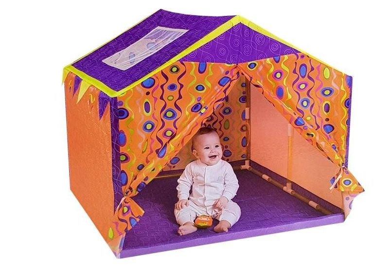 Kolorowy Namiot Domek dla Dzieci 112 cm x 110 cm x 102 cm na Arena.pl