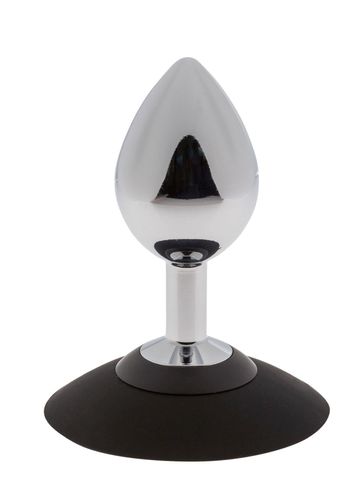 malesation alu-plug with suction cup medium, chrome na Arena.pl