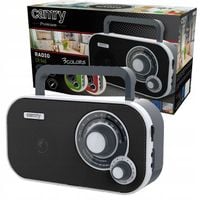 RADIO KUCHENNE PRZENOŚNE AM/FM SIECIOWE NA BATERIE AUX MAŁE ZGRABNE LEKKIE