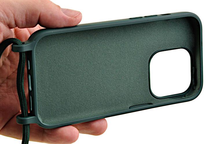 Etui ze sznurkiem RCK do Apple iPhone 14 Pro zielony zdjęcie 5
