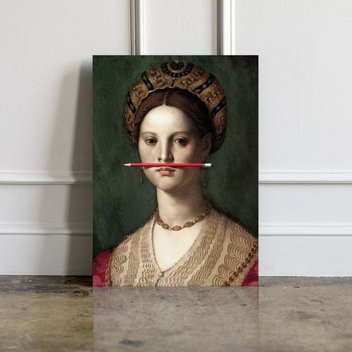 Obraz na płótnie czerwony ołówek 50x70 cm na Arena.pl