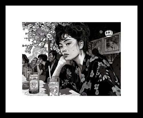Plakat 20x15cm Czarne Kimono na Arena.pl