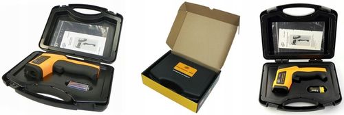 PIROMETR TERMOMETR BEZKONTAKTOWY LASEROWY BEZDOTYKOWY PODCZERWIEŃ -50 +950 na Arena.pl