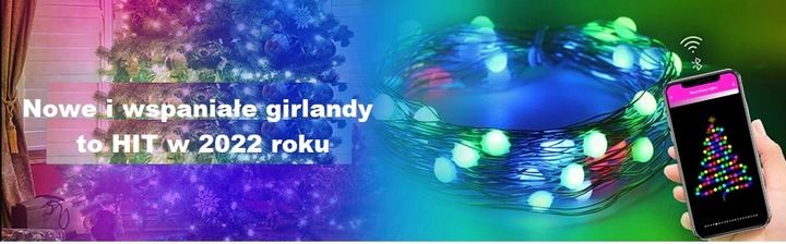 Inteligentne lampki choinkowe 10m 100led WiFi zdjęcie 6