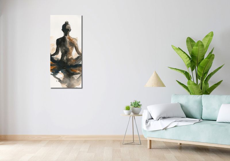 Obraz 40x100cm Spokój Duszy Twoim Spokojem zdjęcie 2