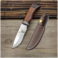 NÓŻ MYŚLIWSKI 23CM HARCERSKI FINKA WOJSKOWY B-SQUL