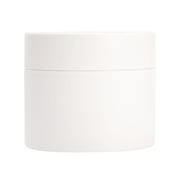 Biały pojemnik na żel, akryl, krem - 50ml zdjęcie 1