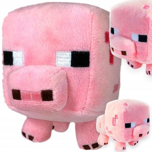 MINECRAFT ŚWINKA PLUSZAK DUŻA MASKOTKA Z BAJKI FIGURKA ŚWINIA PRZYTULANKA na Arena.pl